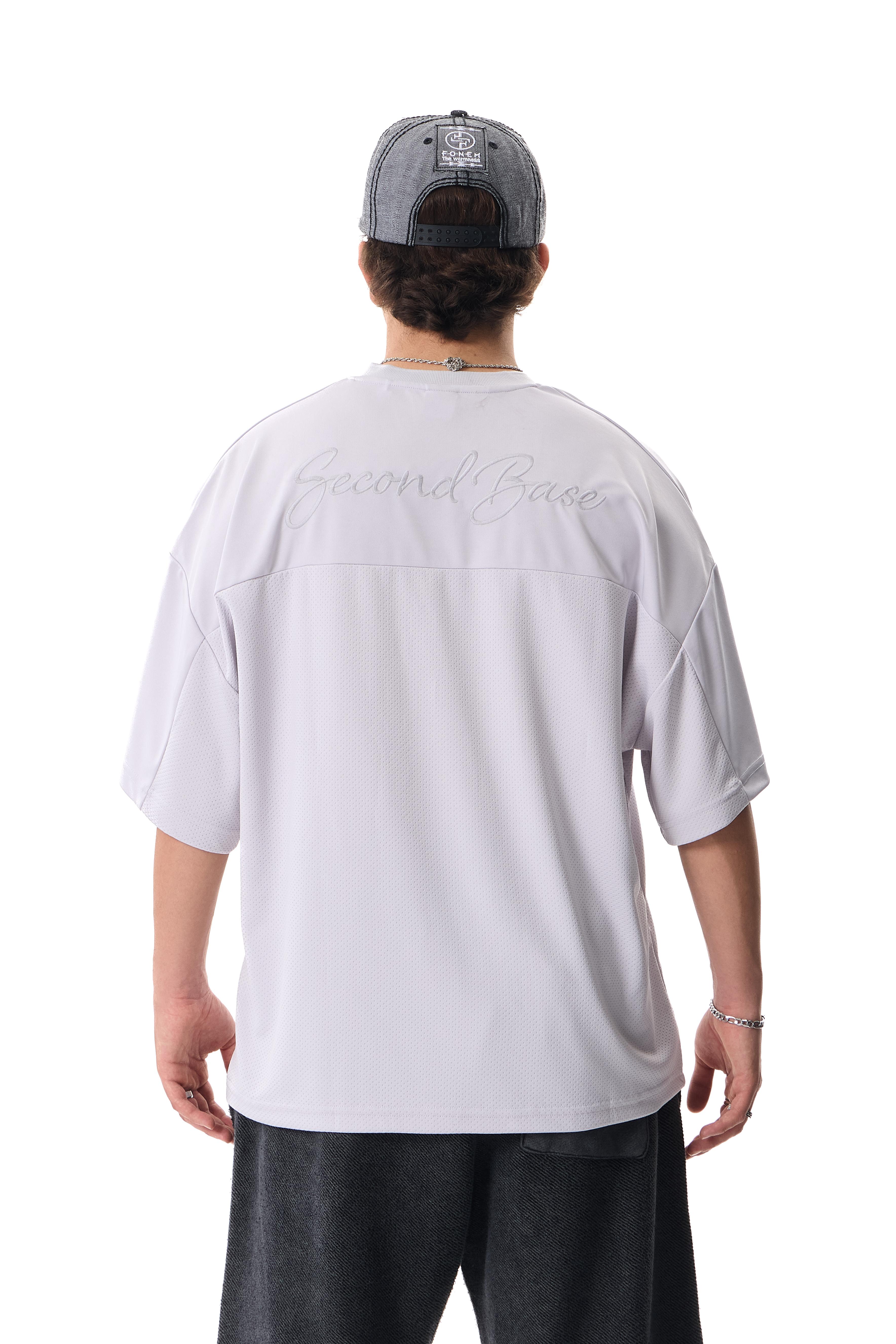 SecondBase Nakışlı Premium Oversize Jersey