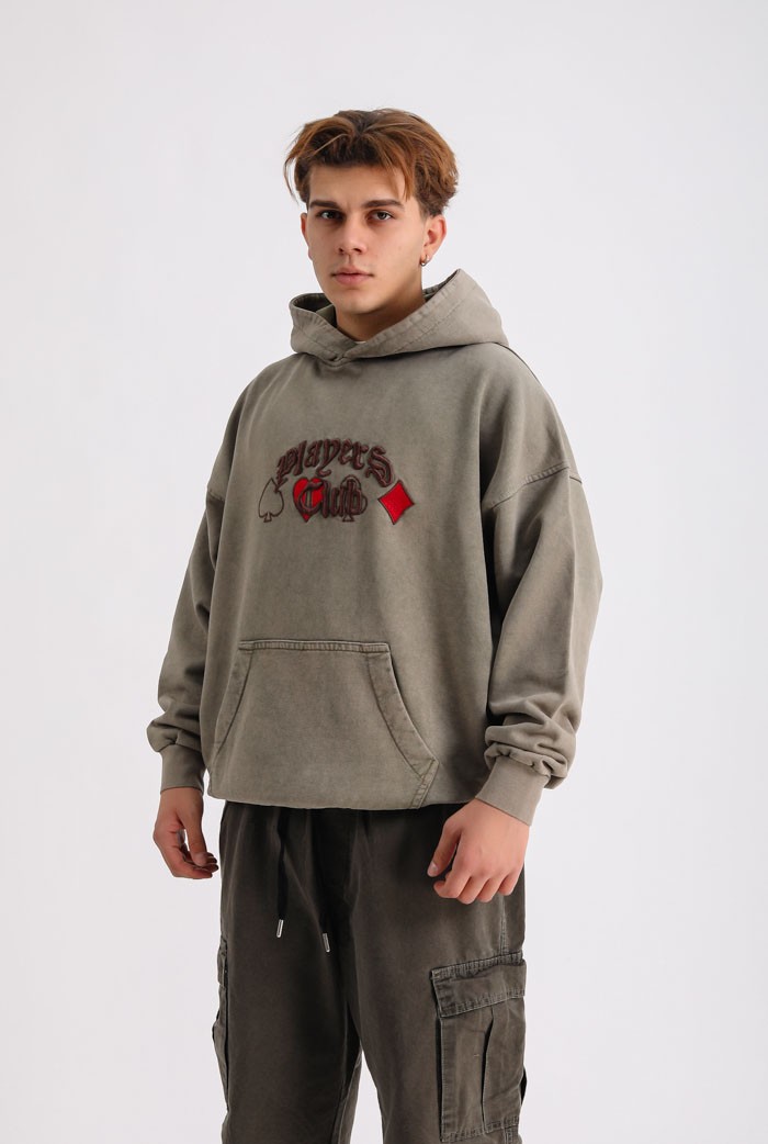 MHL' Players Club Premium Washed Oversize Hoodie