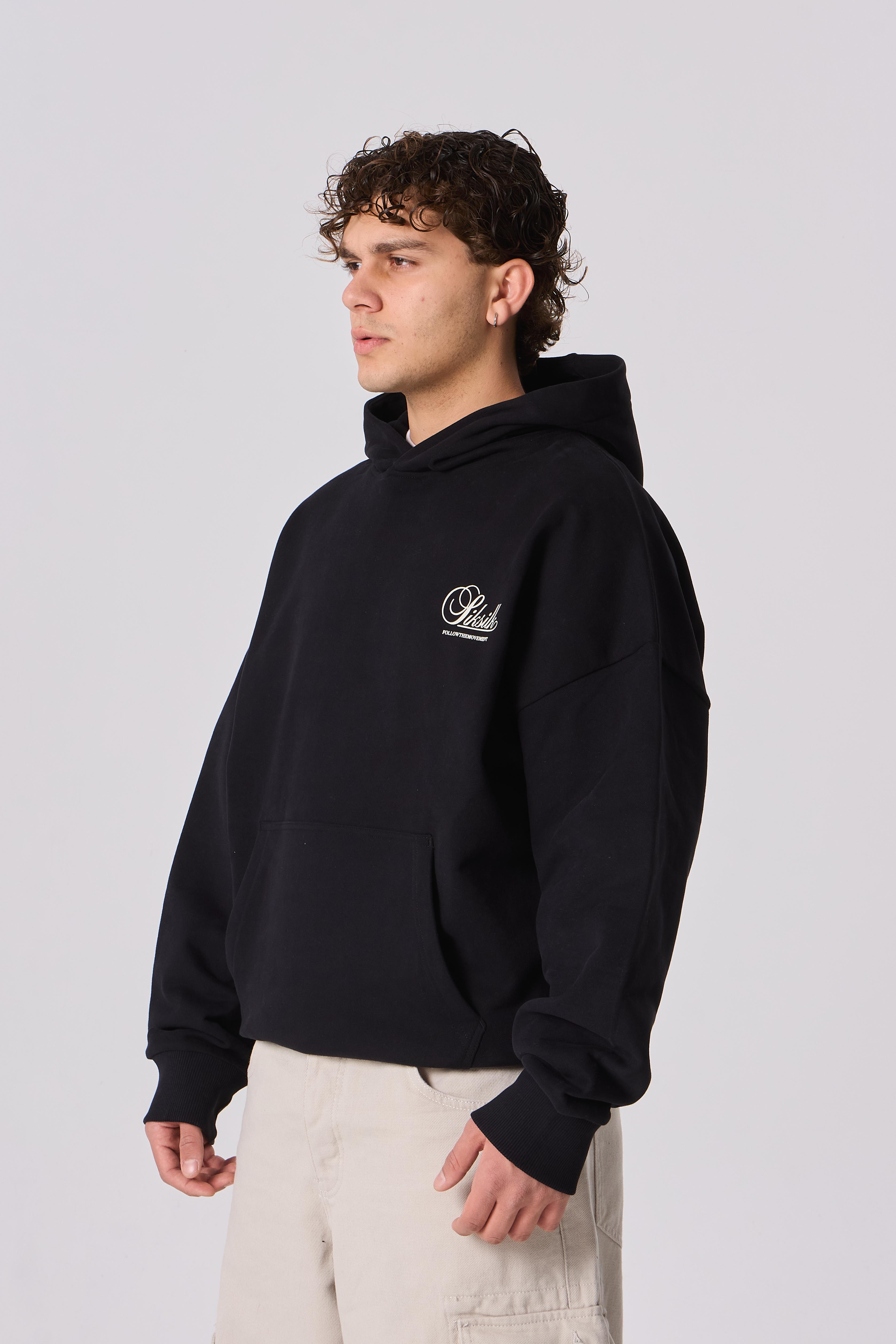 SSLK Baskılı Premium Oversize Kapüşonlu Sweatshirt