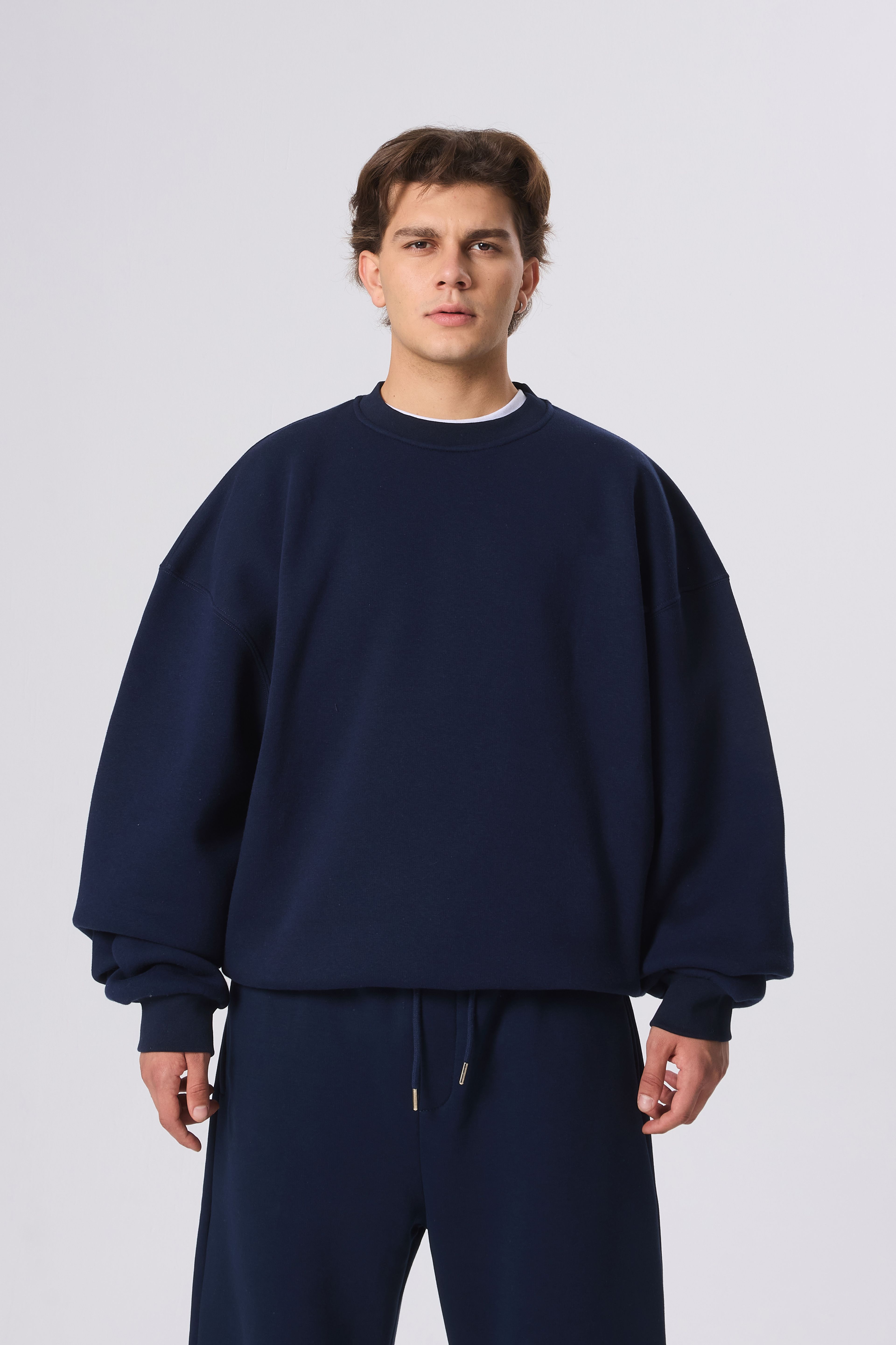 VOID Basic Premium Oversize Sweatshirt - Lacivert