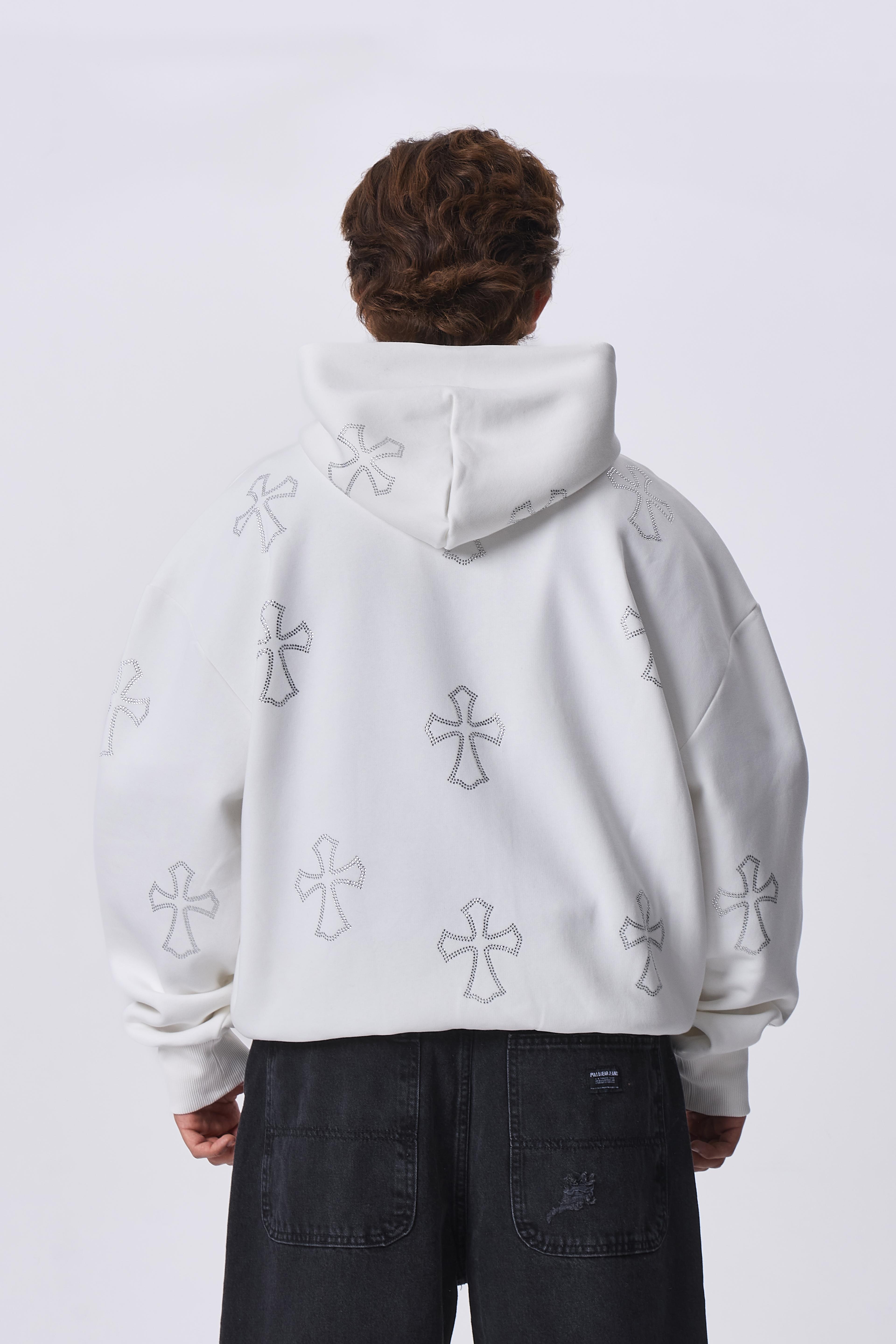 Crosses † Premium Full-Zip Kapüşonlu Sweatshirt