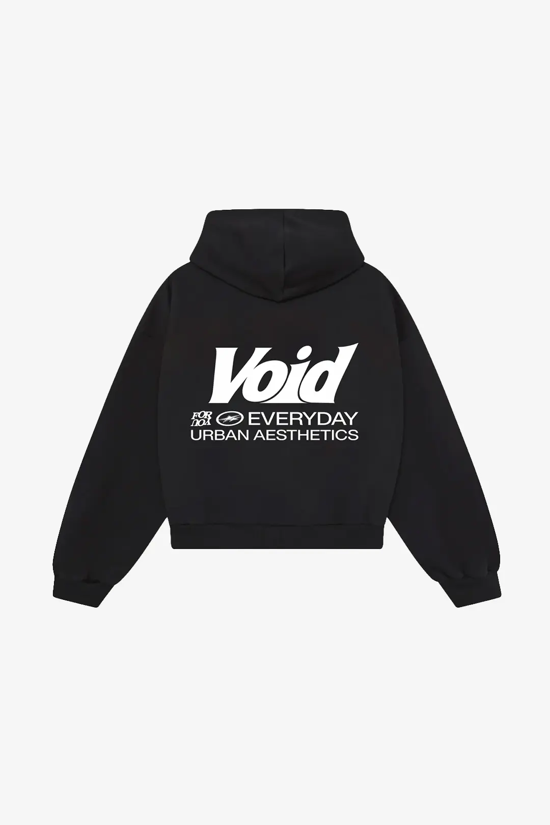 VOID REDEFINES IDENTITY PREMIUM DIAGONAL BOXY OVERSIZE HOODIE