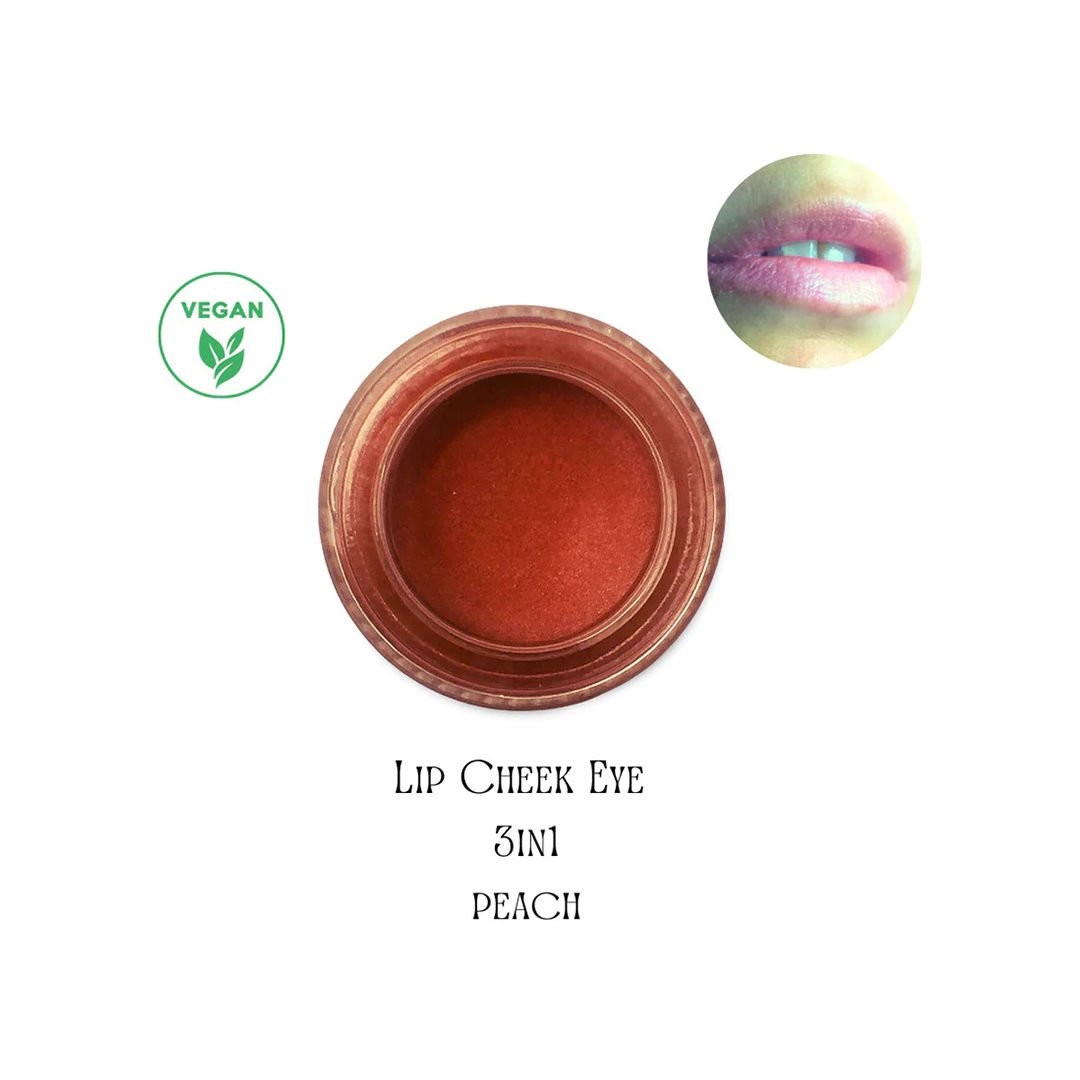 Lip cheek eye - peach