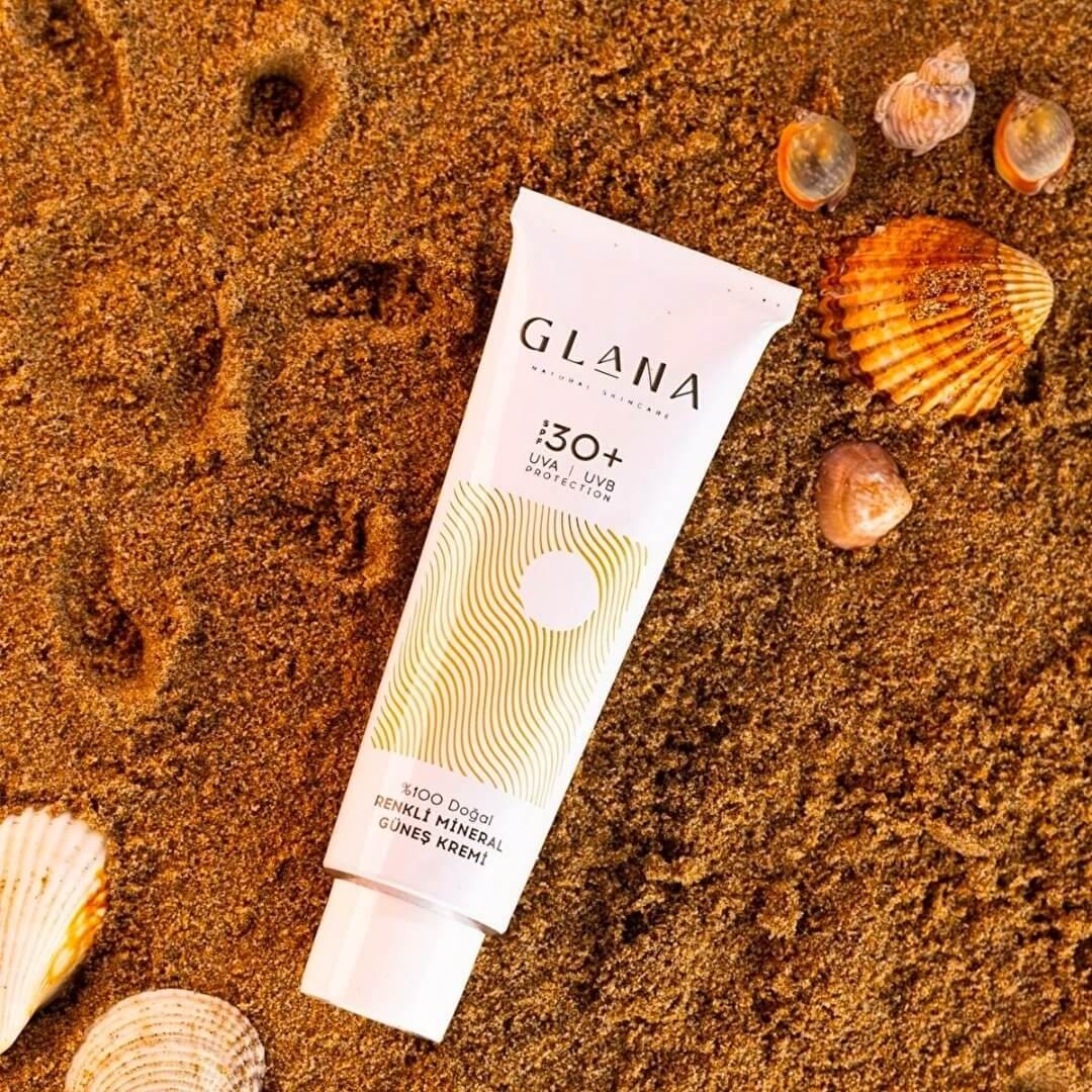 %100 Doğal Renkli Mineral Güneş Kremi 30 SPF
