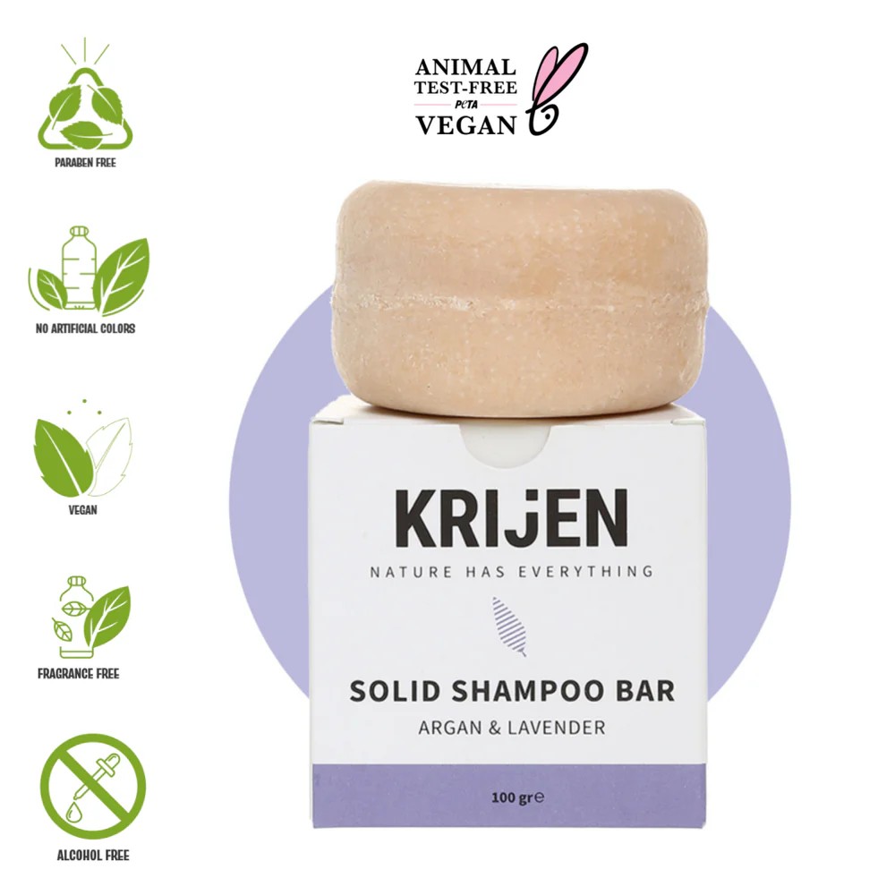 Argan & Lavanta Katı Şampuan