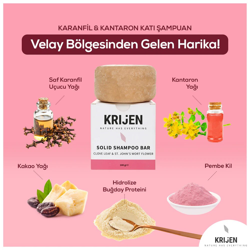 Karanfil & Kantaron Katı Şampuan