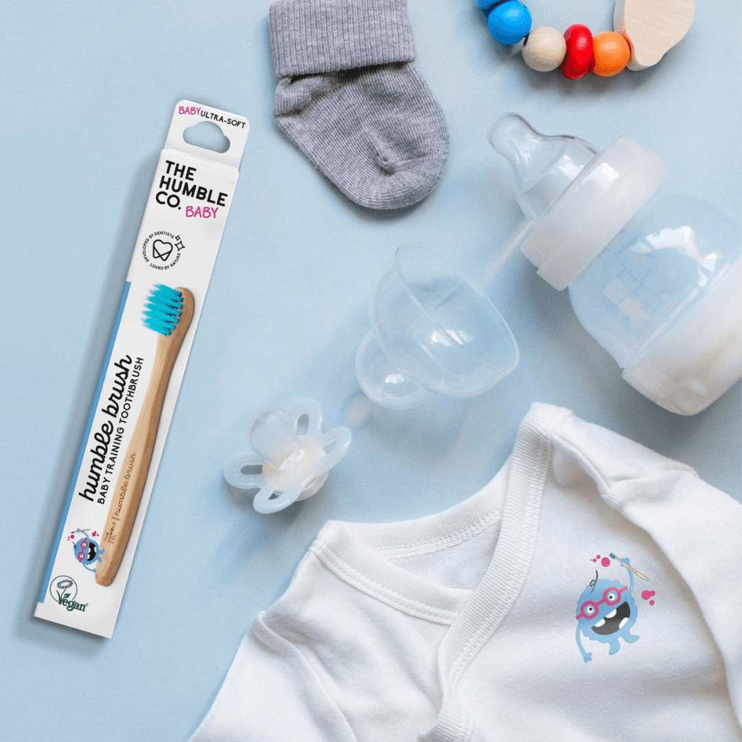 Bambu Ultra Soft Bebek Diş Fırçası Mavi