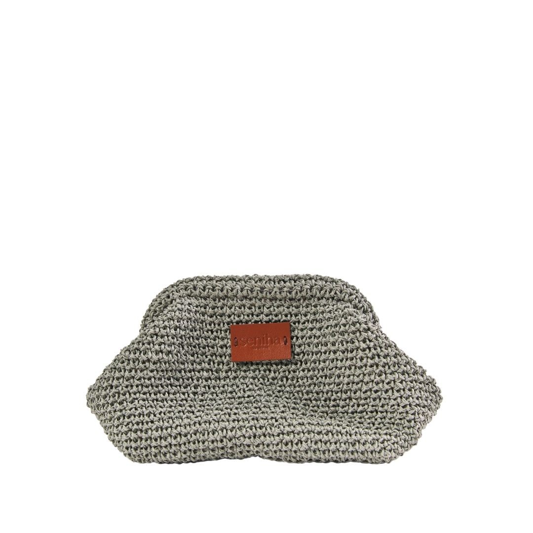 El Yapımı Mini Clutch - Yeşil