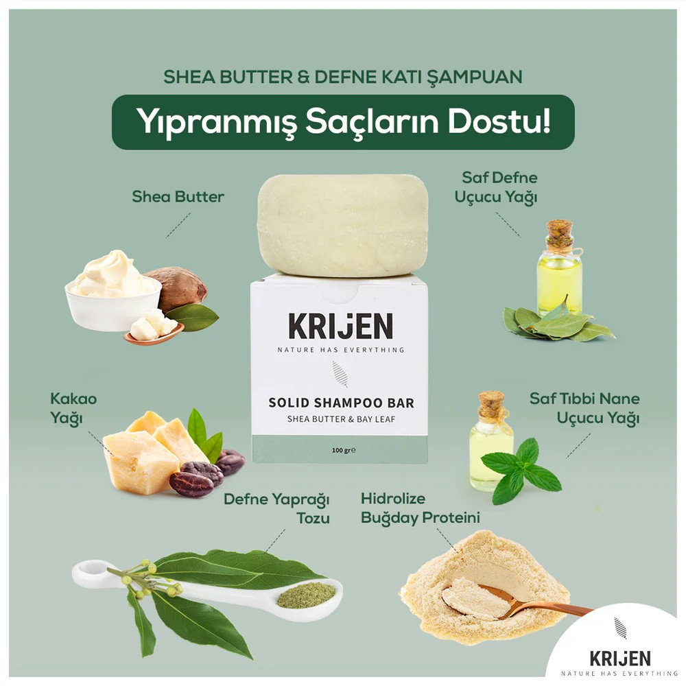Shea Butter & Defne Katı Şampuan