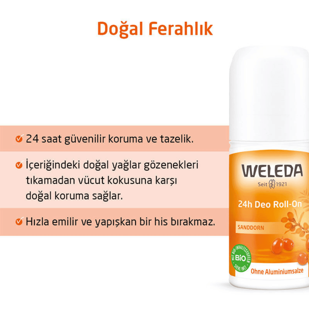 Yabani İğde Özlü Doğal Roll-On Deodorant