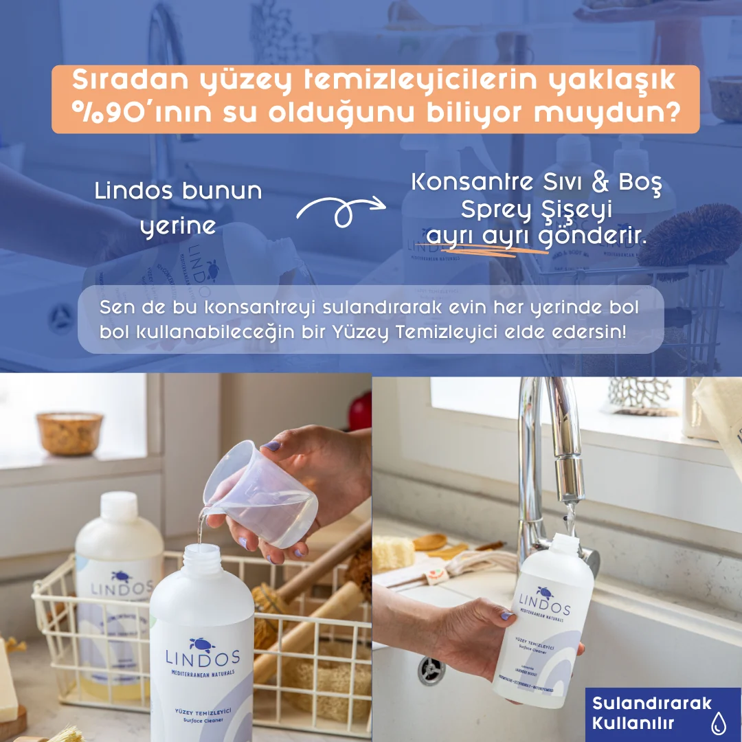 Konsantre Yüzey Temizleyici Portakal & Bergamot