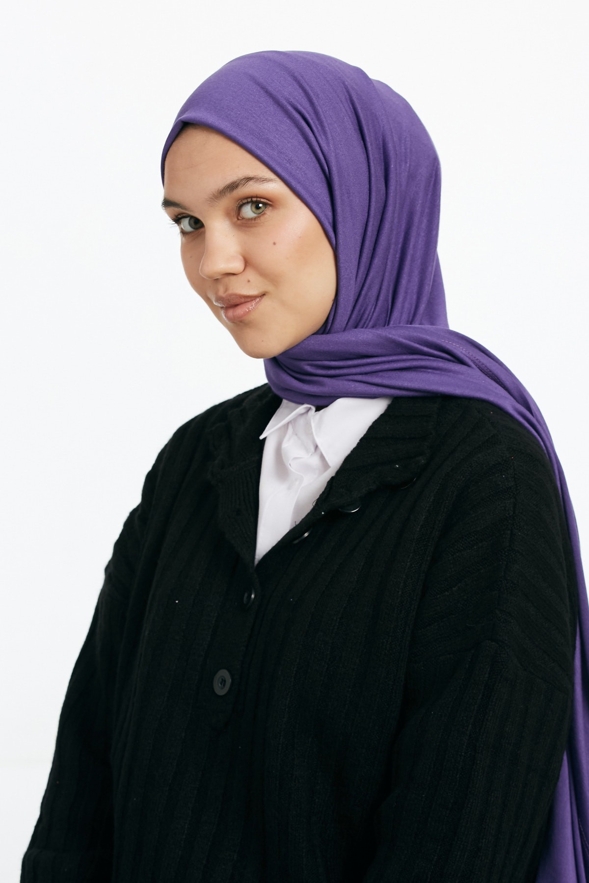 Penye Şal - Mor
