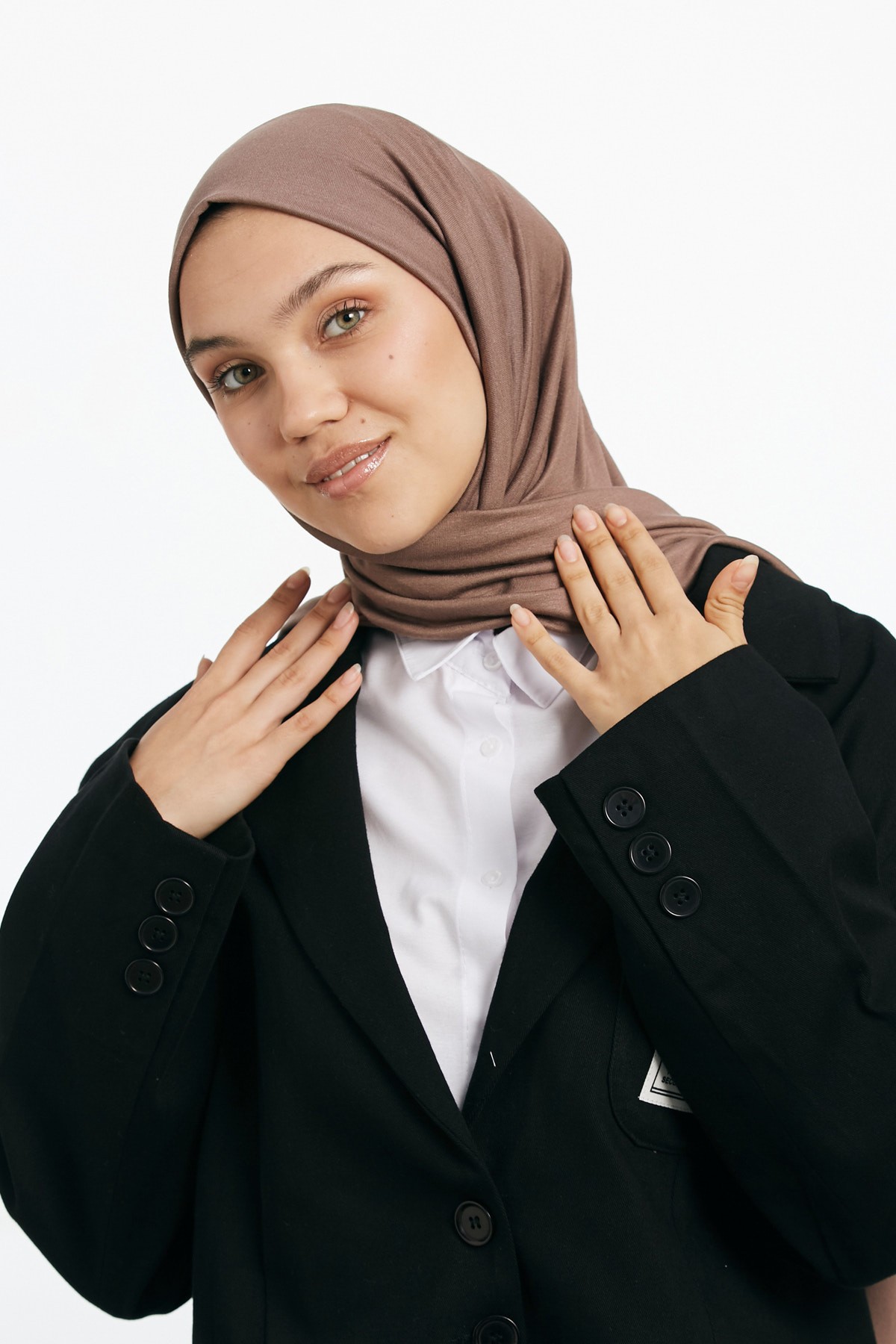 Penye Şal - Tozlu Kahve
