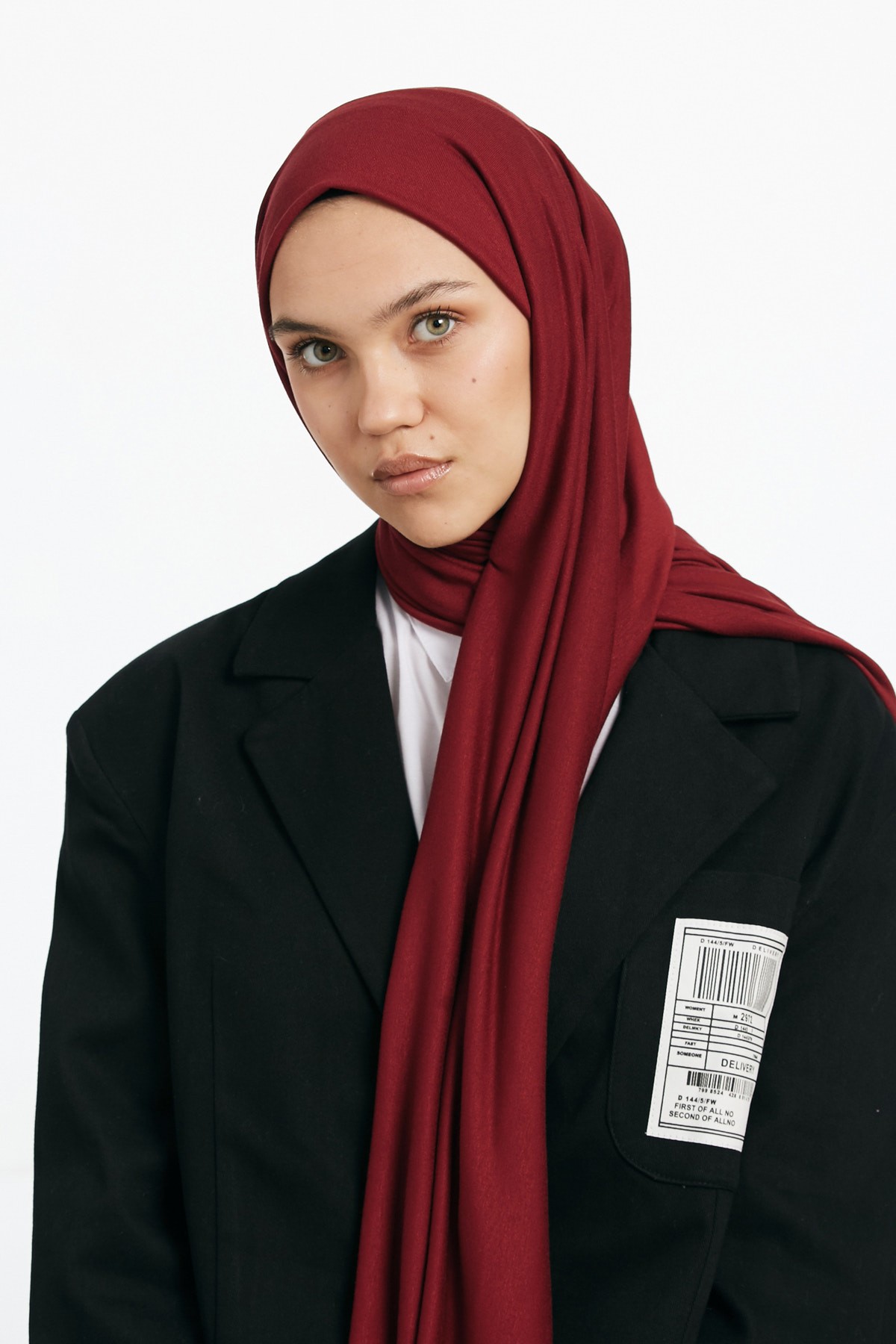 Penye Şal - Bordo