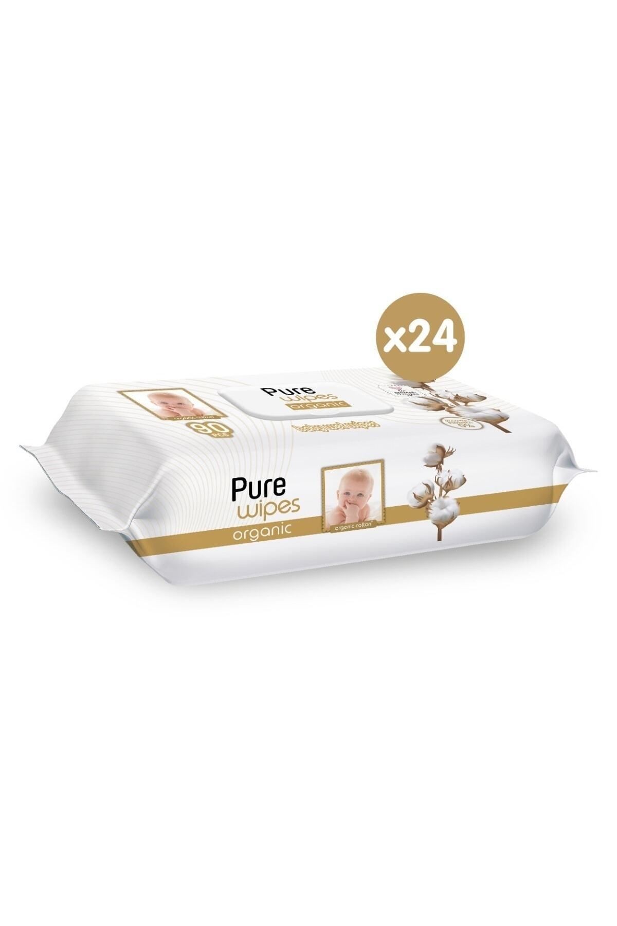 Organik Pamuklu Islak Havlu 24×90 (2160 Yaprak)