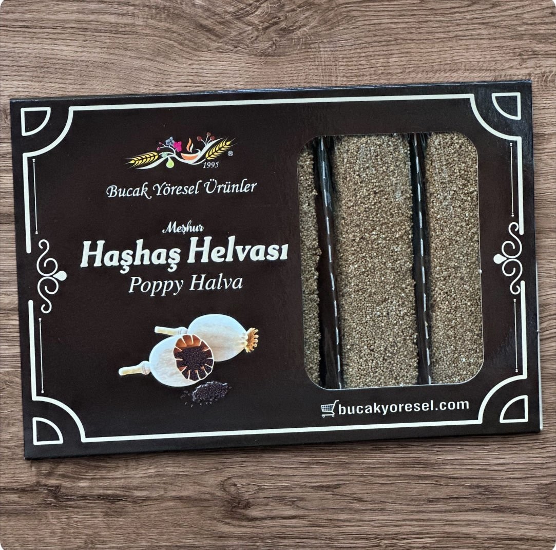 Haşhaş Helvası 300g ®️ Coğrafi İşaretli Ürün * Şeker ilavesiz!