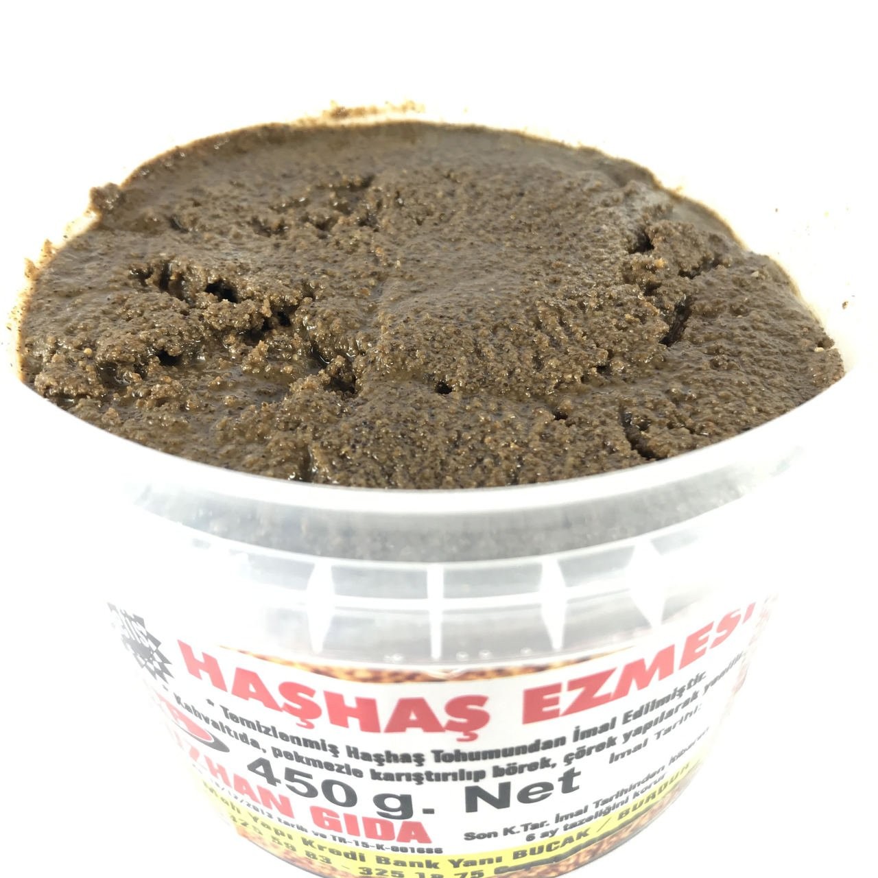 Haşhaş Ezmesi 450g Çift Çekilmiş