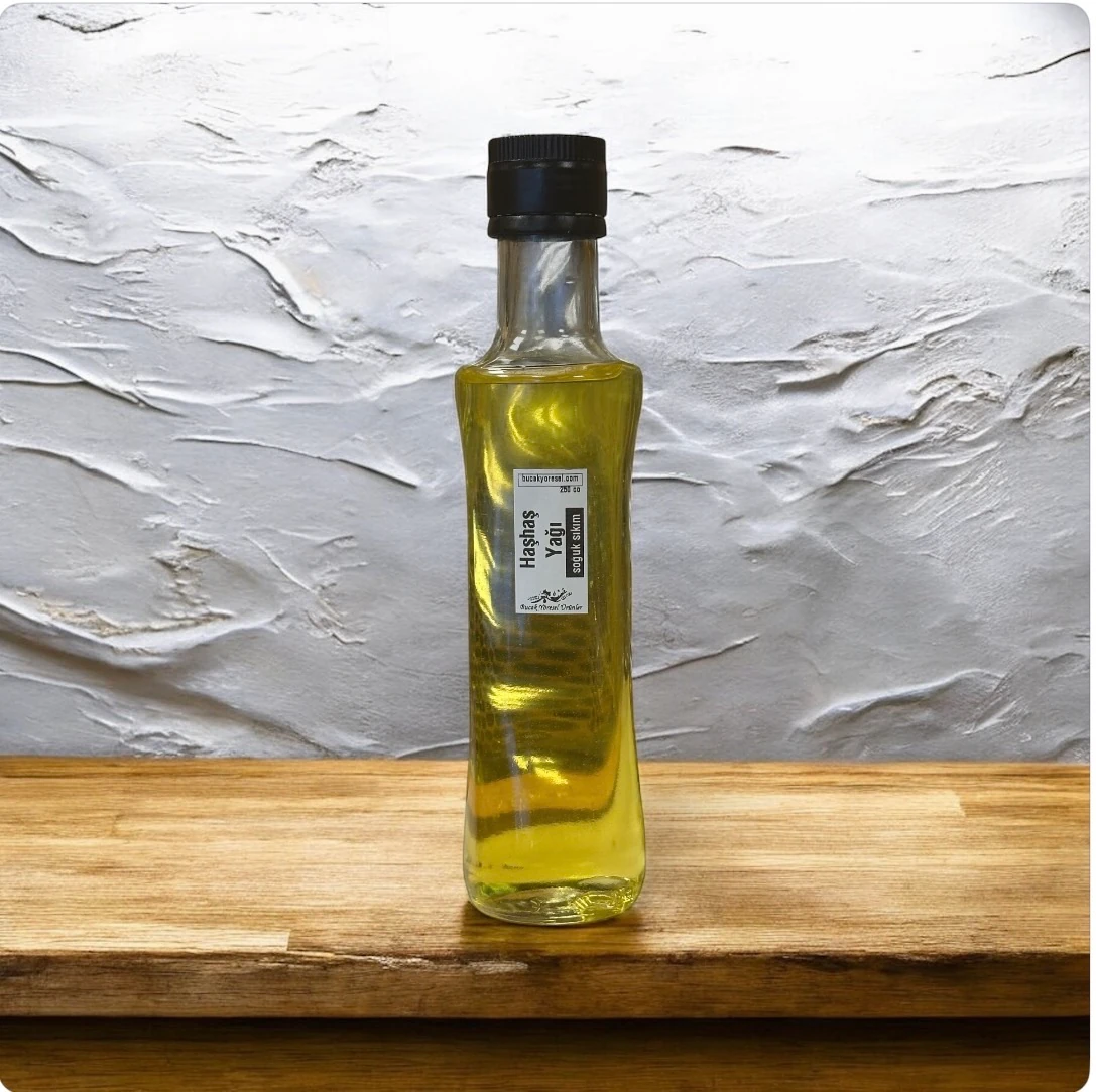 Haşhaş Yağı 250cc Soğuk Sıkım