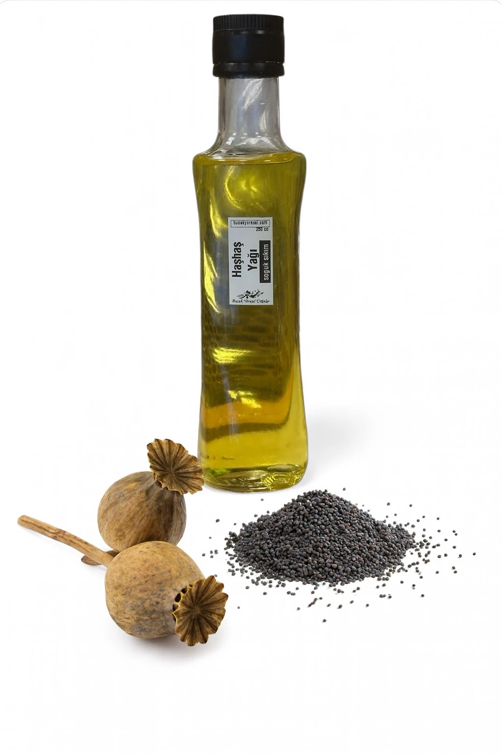 Haşhaş Yağı 250cc Soğuk Sıkım