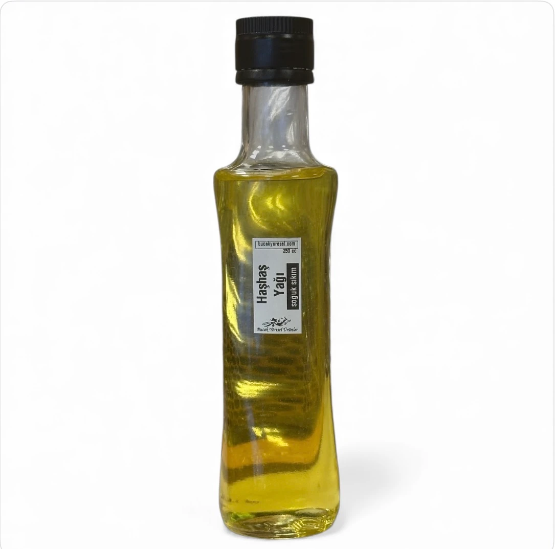 Haşhaş Yağı 250cc Soğuk Sıkım