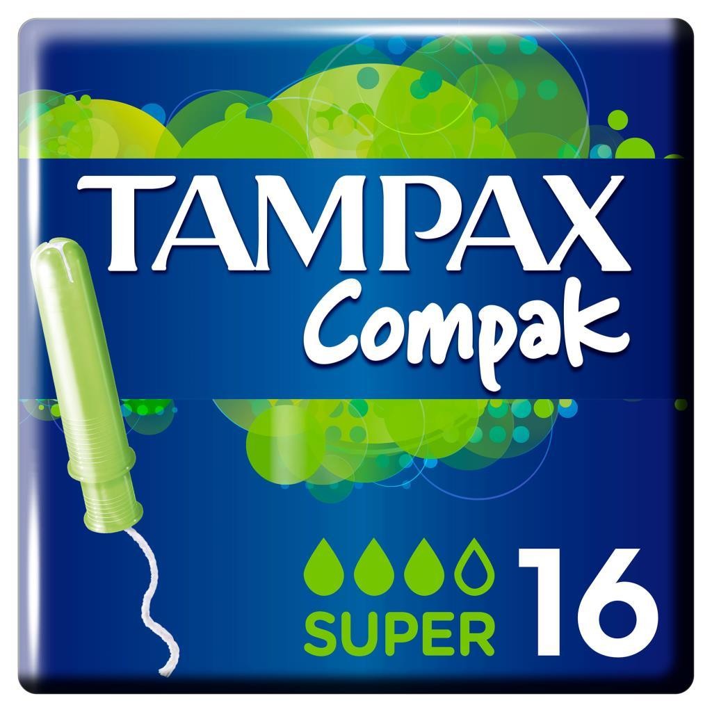 Tampax Compak Süper Tampon 16'lı