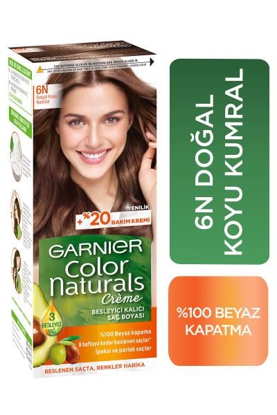 Garnier Color Naturals Creme Saç Boyası - 6N Doğal Koyu Kumral