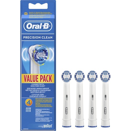 Oral-B Diş Fırçası Yedek Başlığı Precision Clean 4 Adet