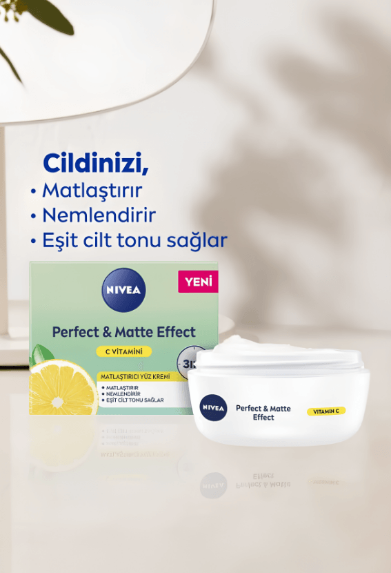 Nivea Perfect&Matte C Vitaminli Yüz Kremi 50 ml