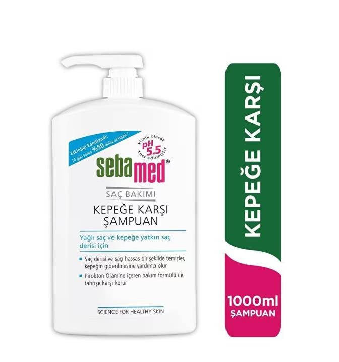 Sebamed Kepek Karşıtı Pirokton Olamin İçerikli Yağlanma Önleyici Etkili Şampuan 1000 ml