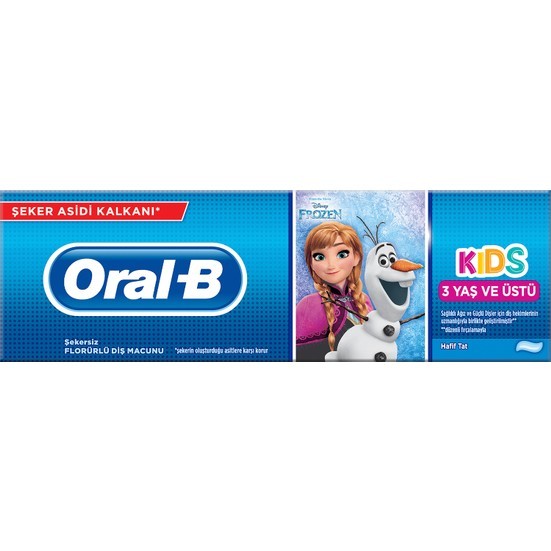 Oral-B Kids 3 Yaş ve Üstü Diş Macunu 75ml