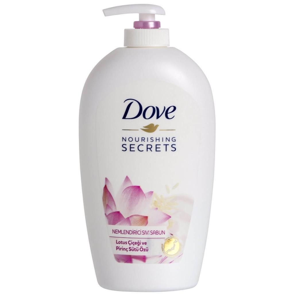 Dove Lotus Çiçeği ve Pirinç Sütü Özlü Nemlendirici Sıvı Sabun 450 ml