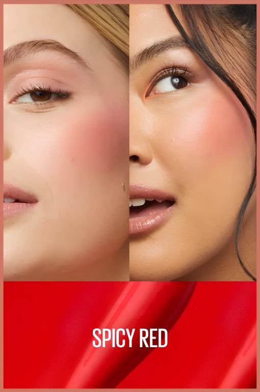 Maybelline New York Sunkisser Hazy Matte Likit Allık - 36 Spicy Red