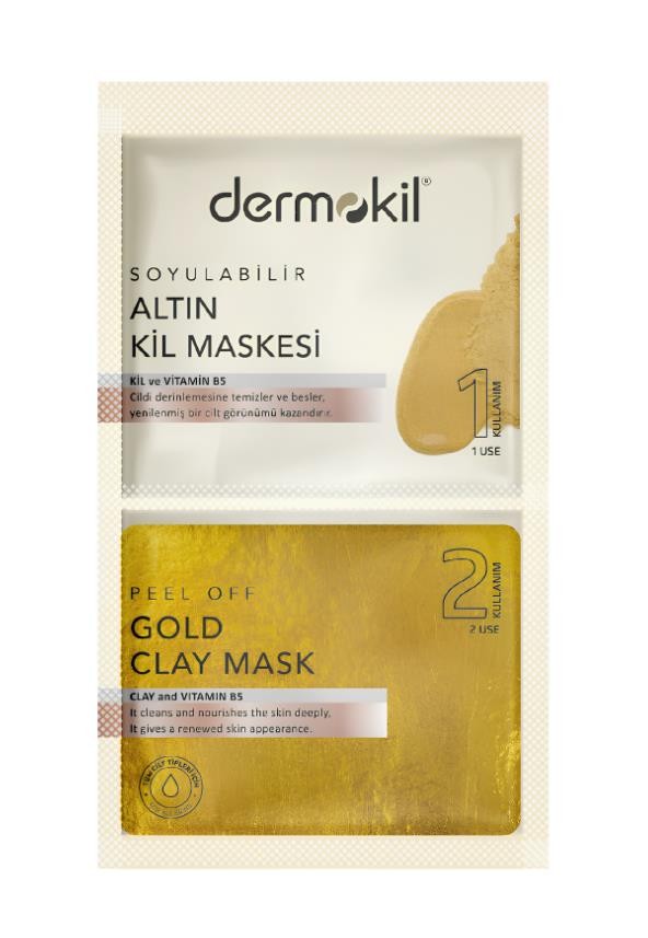 Dermokil Soyulabilir Altın Maske 7,5 ml X2