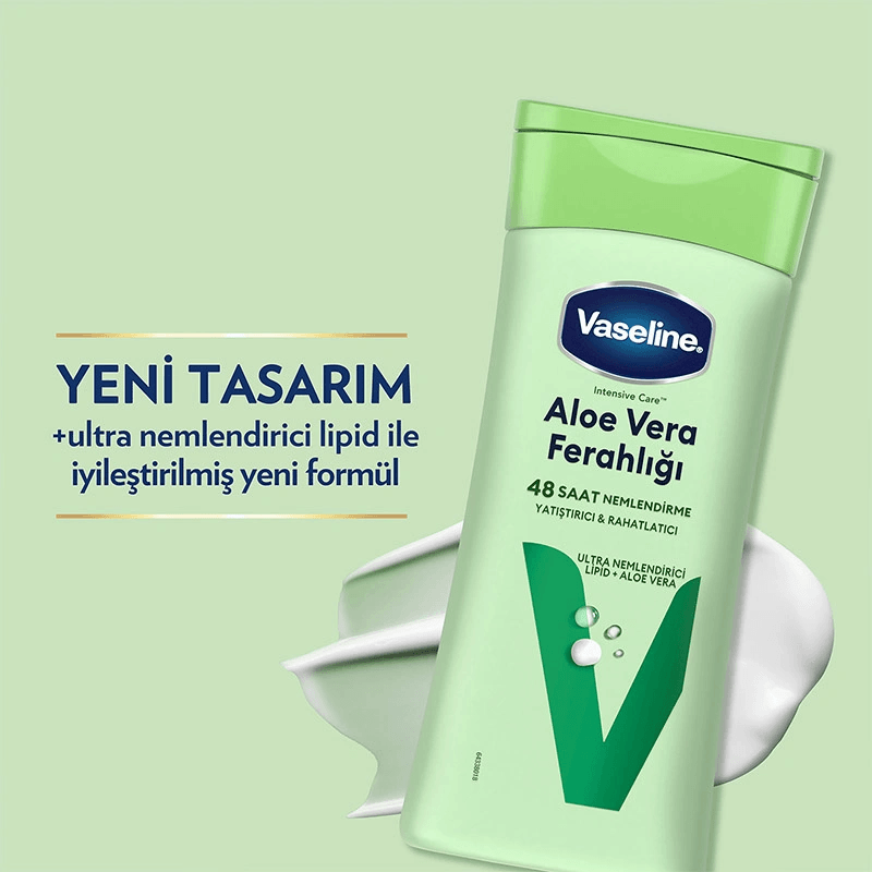 Vaseline Aloe Vera Ferahlığı Vücut Losyonu 200 ml 