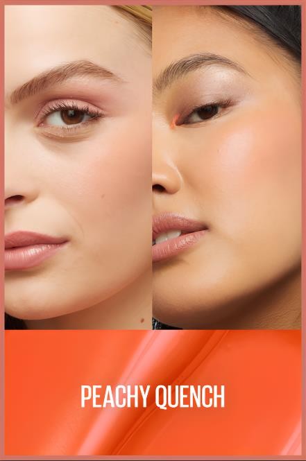 Maybelline New York Sunkisser Hazy Matte Likit Allık - 34 Peachy Quench