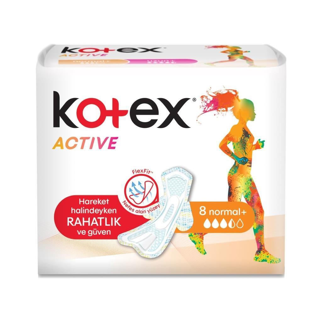 Kotex Active Hijyenik Ped Normal 8'li