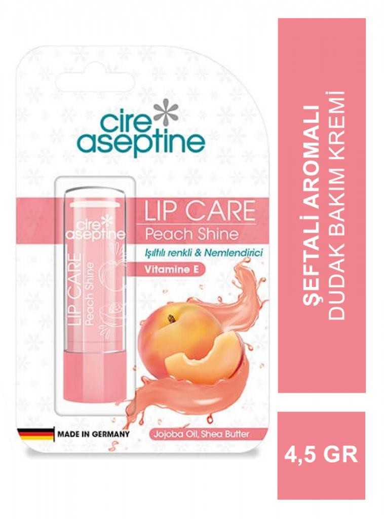 Cire Aseptine Lip Balm - Dudak Balmı Peach Shine