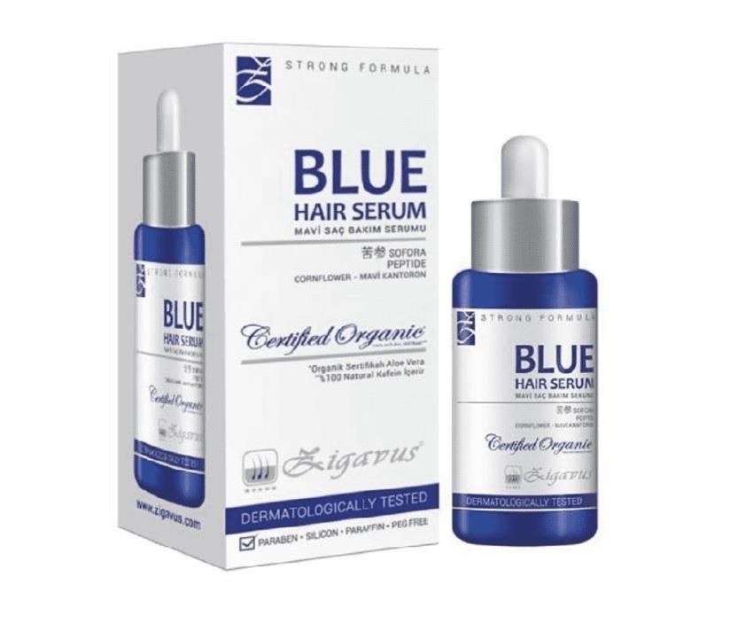 Zigavus Blue Hair Mavi Saç Bakım Serumu 33 ml