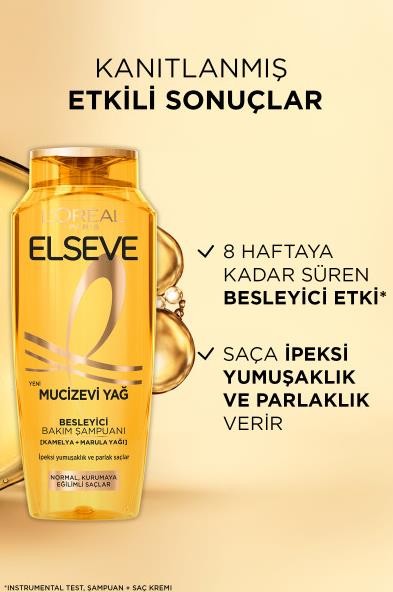 L'Oréal Paris Elseve Mucizevi Yağ Besleyici Bakım Şampuanı 300 ml