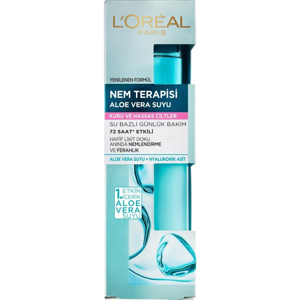 L’Oréal Paris Nem Terapisi Aloe Vera Suyu Kuru ve Hassas Ciltler için 70 ml