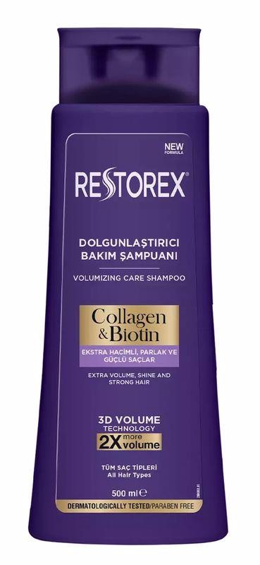 Restorex Collagen&Biotin Dolgunlaştırıcı Bakım Şampuanı 500 ml
