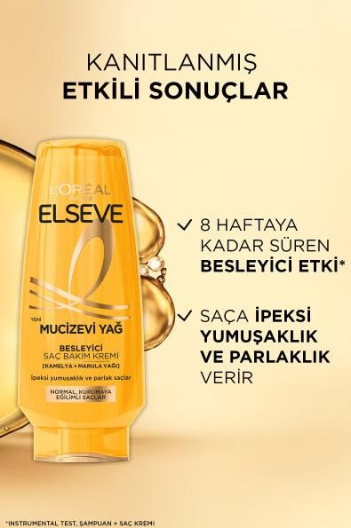 Loreal Paris Elseve Mucizevi Yağ Besleyici Saç Bakım Kremi 250 ml