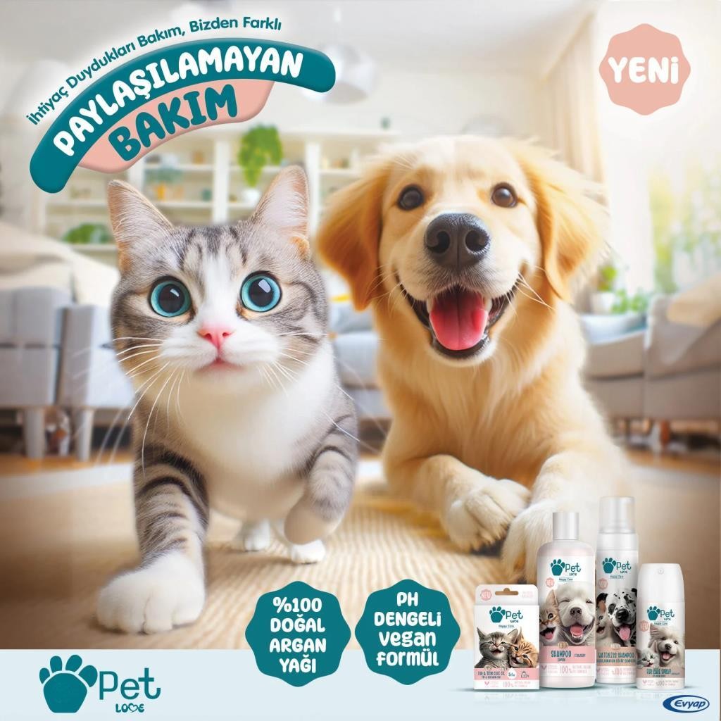 Pet Love Evcil Hayvan Şampuanı Çilek 500 ml