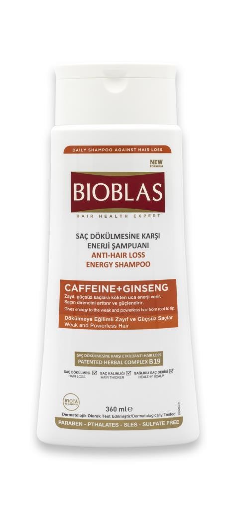 Bioblas Caffeine + Ginseng Enerji Şampuanı 360 ml