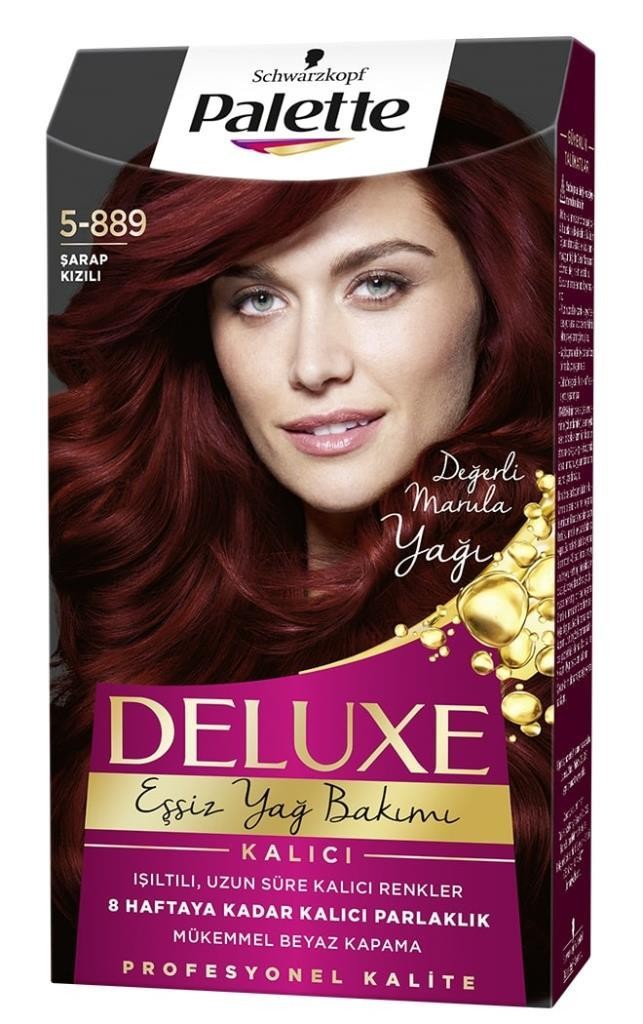 Palette Deluxe Saç Boyası 5-889 Şarap Kızılı