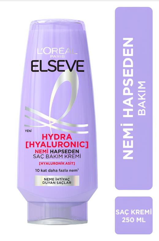 Loreal Paris Elseve Hydra (Hyaluronic) Nemi Hapseden Saç Bakım Kremi 250 ml