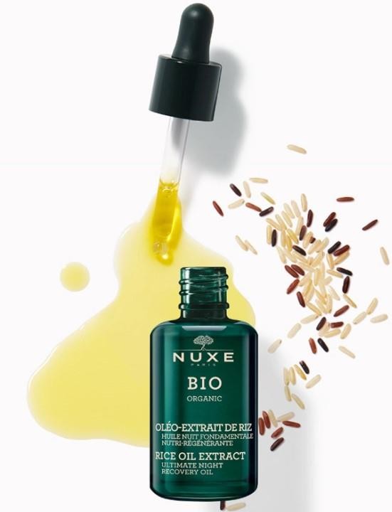 Nuxe Bio Organic Rice Oil Extract Onarıcı Gece Bakım Yağı 30 ml