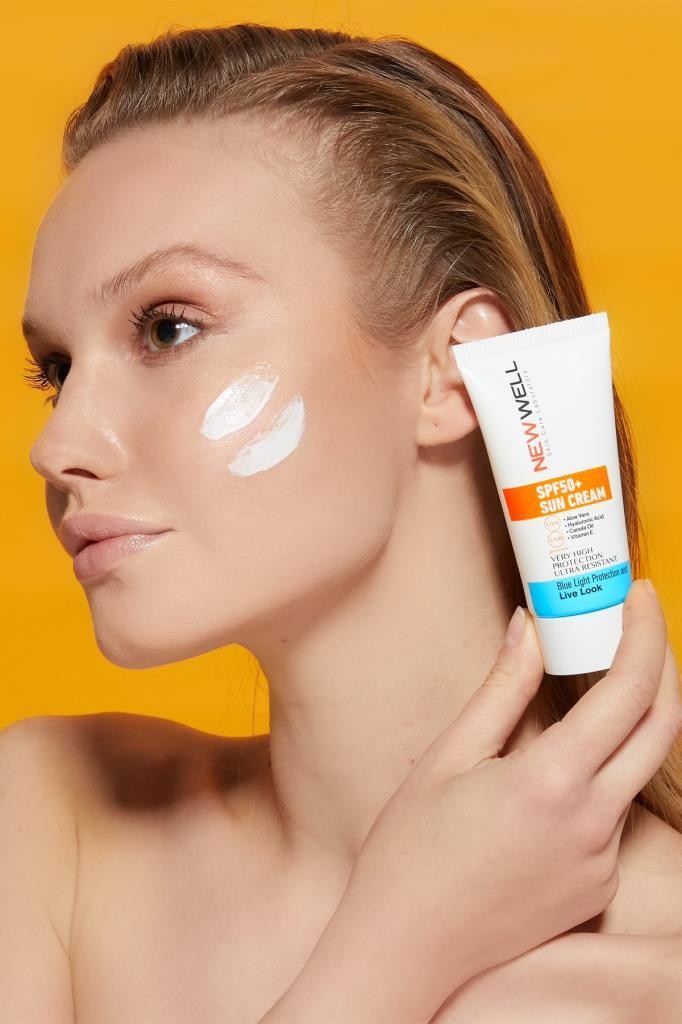 New Well Güneş Kremi Yüksek Koruma SPF50+ 50 ml 