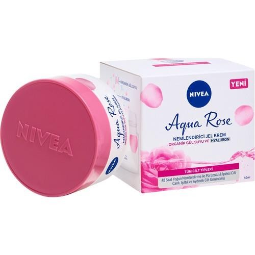 Nivea Aqua Rose Organik Gül Suyu Nemlendirici Jel Krem  50 ml