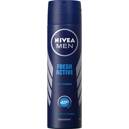 Nivea Men Fresh Active Erkek Deodorant Sprey 150 ml